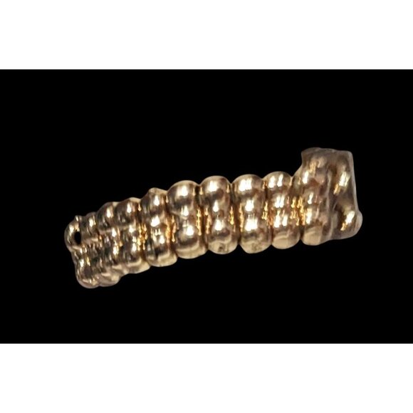 Paparazzi A Square Deal Gold Tone Stretch Ring Size 8 - Picture 4 of 14